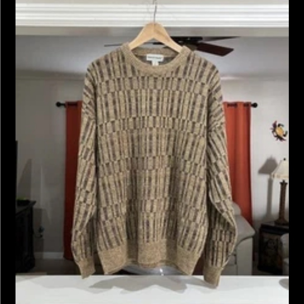 VINTAGE David Taylor Sweater Men Size XL Fair Isle 90s